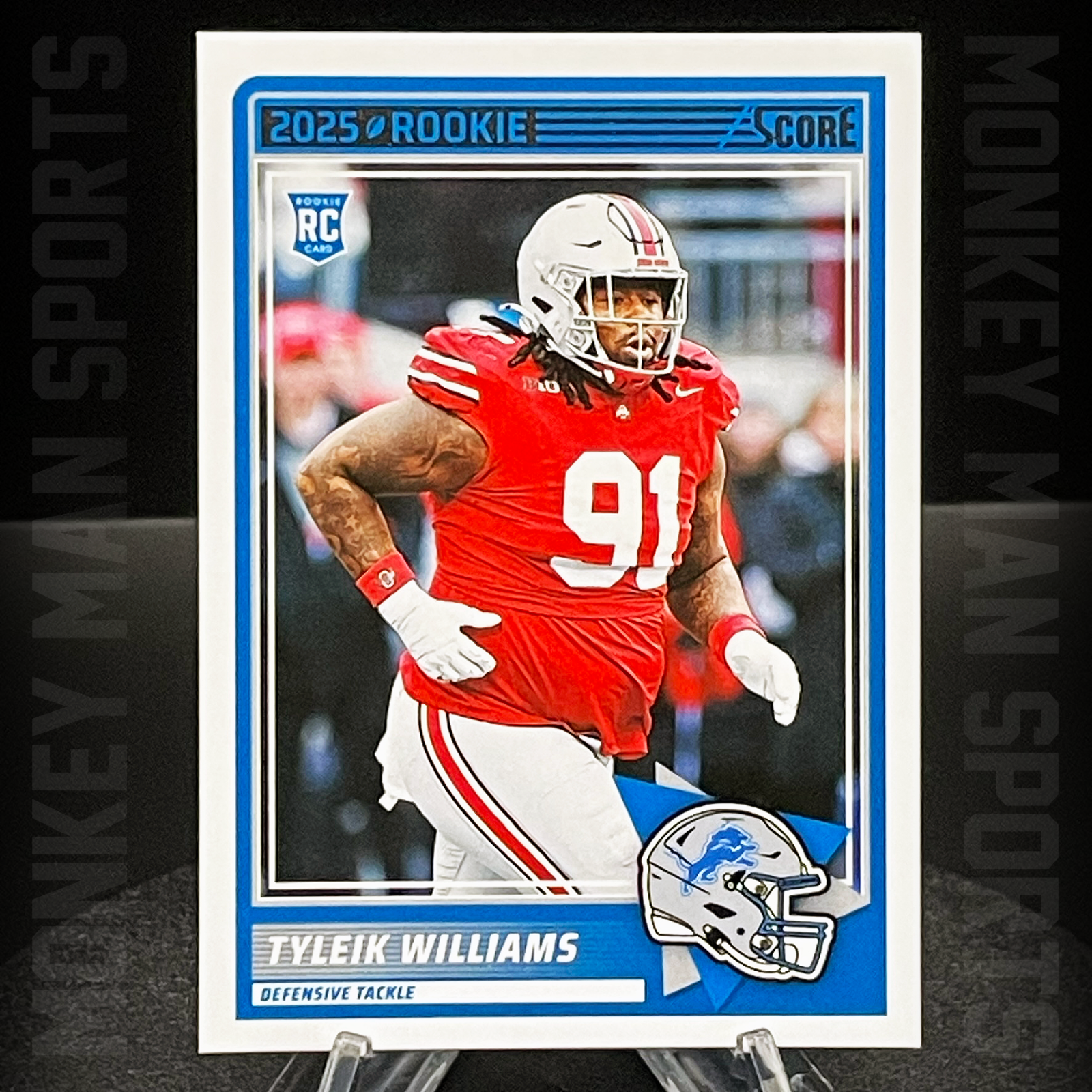 2025 Score Football - Tyleik Williams Rookie RC - #85 LIONS MINT
