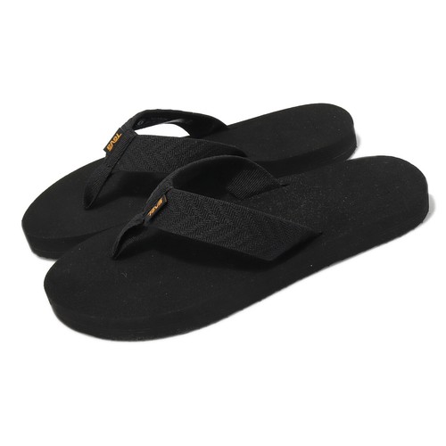 

Teva W Mush II 2 Black Women Slip On Flip Flop Women Sandals Slippers 4198-FBLC, Черный, W Mush Ii