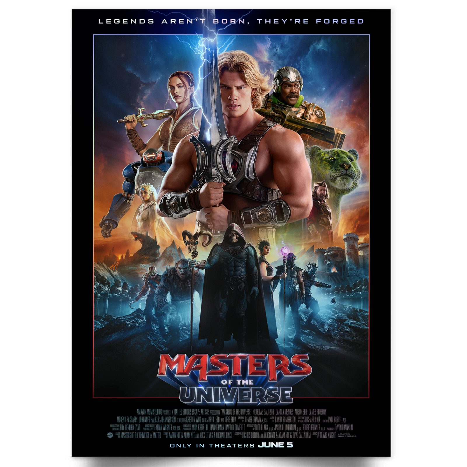 Masters of the Universe 2026 Movie Poster Print A5 A4 A3 A2 A1