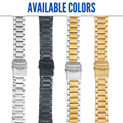 20mm Steel Metal Watch Band Bracelet for Michele Deco