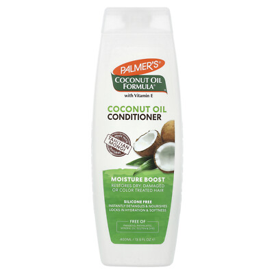 Coconut Oil Formula  with Vitamin E, Moisture Boost Conditioner, 13.5 fl oz (400