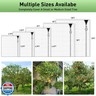 2PCS Large Fruit Tree Netting with Drawstring and Zipper, 8 x 8FT Blueberry Bush Netting Cover, Garden Bird Netting Plant Cover for Protect Plant Fruit Flower from Birds, Bugs, Cicadas, Insects