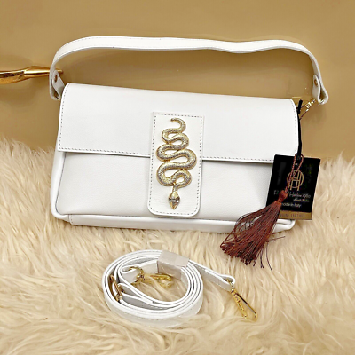 Off white snake clearance bag