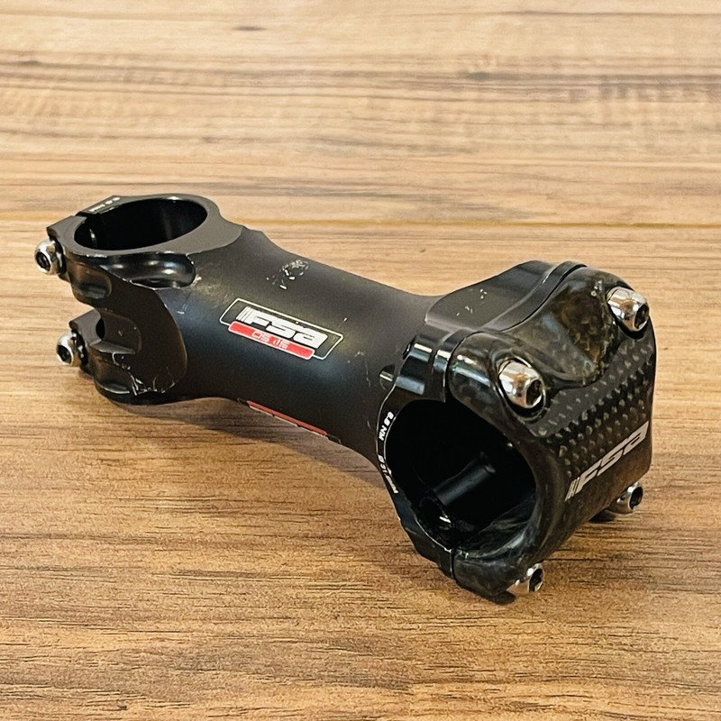 FSA OS-115 CNC Alloy Stem 100mm 6 Degree 1 1/8 31.8 Black