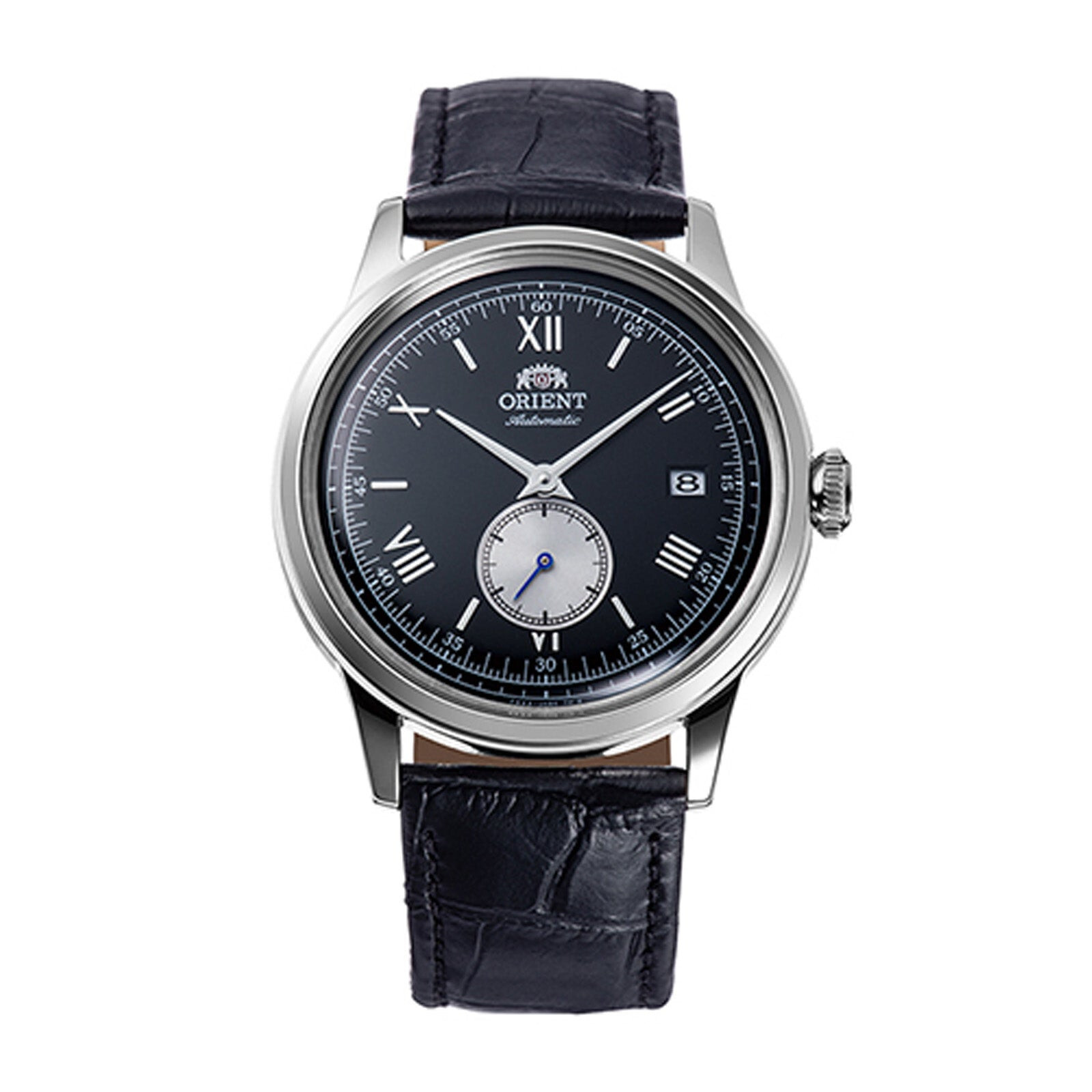 Pre-owned Orient Bambino Ra-ap0101b30b 38.4mm Small Seconds Subdial Leather Watch
