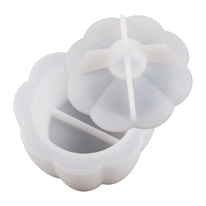 Tealight Candle Holder Jewelry Storage Box Silicone Mold Flower Pot Resin G