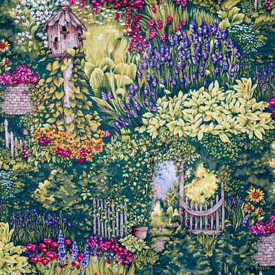 Valori Wells Through the Garden Gate Quilting Cotton Fabric BTHY Half Yard