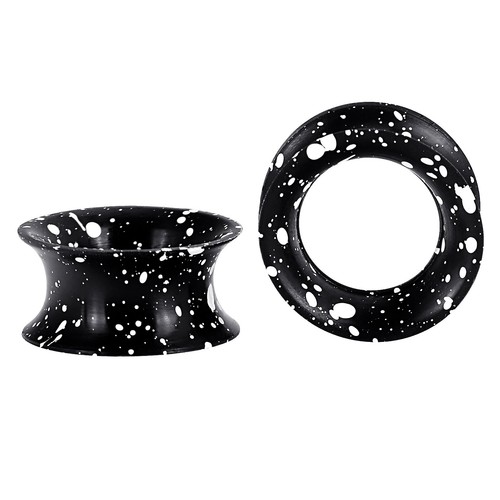 ULTRA THIN SKINS TUNNELS-Silicone Ear Skins-Ear Gauges-Soft Ear plugs-PAIR