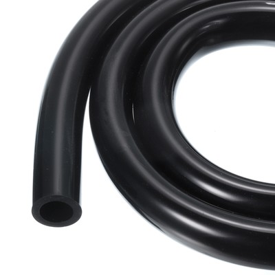 3.3ft 1/2'' IDx3/4'' OD Silicone Tubing Black Industrial Tube Silicone Hose