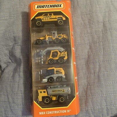 2023 MATCHBOX MBX CONSTRUCTION IV-5 PACK 1:64