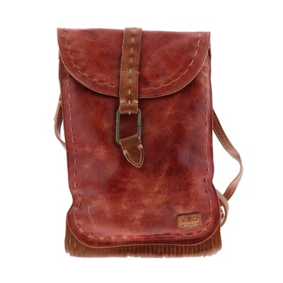 Кровать женская Stu Sandy Lane A621010-ABLA-X Adobe Lux из красной кожи среднего размера через плечо