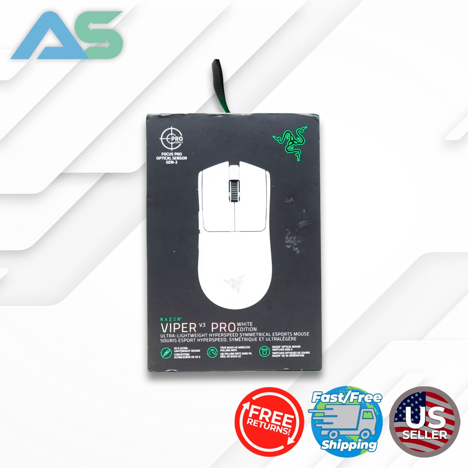 マウス・トラックボール RAZER VIPER V3 PRO white edition Buy Razer Viper V3 Pro - White | Gaming Mice | Razer.com