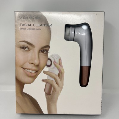 Visage Pro Style Facial Cleanser 3 Face Brushes Body Brush Foot Pumice Stone NIB