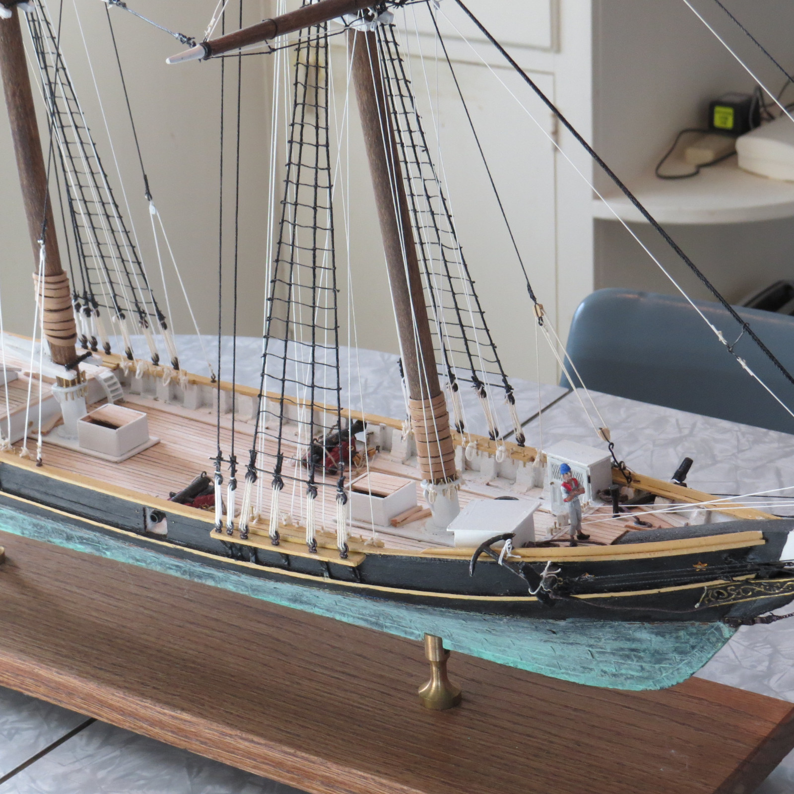 READY TO DISPLAY: 1853 Baltimore Clipper Revenue Cutter 