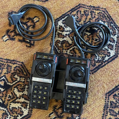 RARE VTG 80s Atari 5200 Keypad Controller (2) Keypad Joystick Coupler OEM Clean