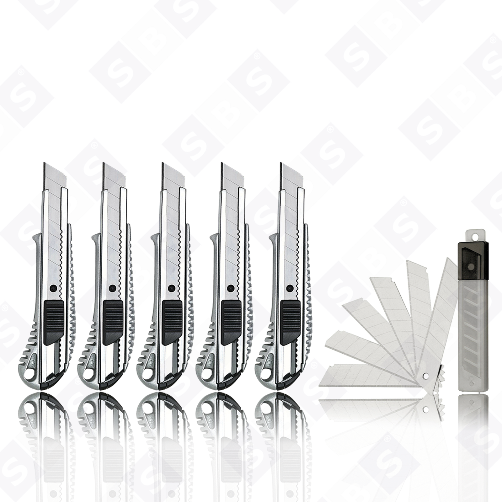 SBS® Profi Cuttermesser Aluminium 18m...