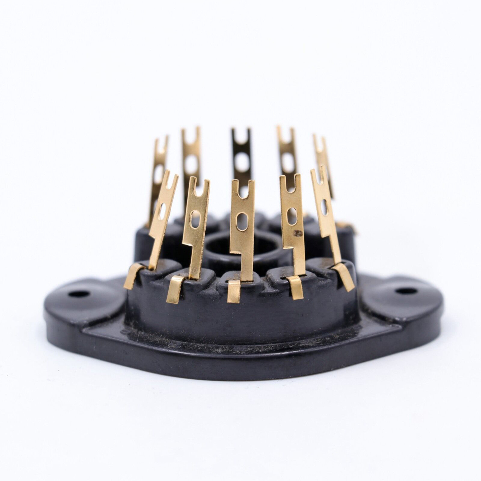 2PCS 10PIN TUBE SOCKET PLASTIC BASE for EL156,AZ11,EF12,AZ12,EF14 GOLD PLATED eBay