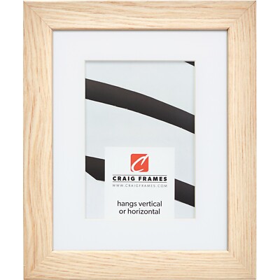 Craig Frames Farmhouse Essentials,1.25'' Natural Raw Picture Frame With a Mat
