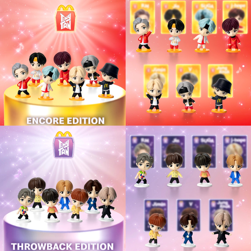 McDonald's Tinytan x BTS 2025 Happy Meal Toys Sets(1-14) With