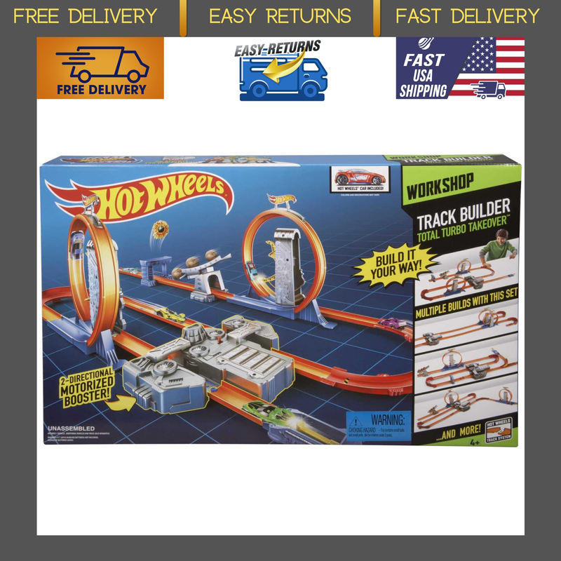 , Motorized Playset With Loops & Stunts