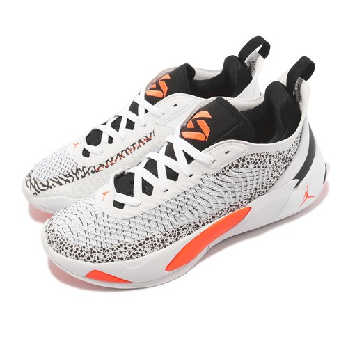

Мужские баскетбольные кроссовки Nike Jordan Luka 1 PF Safari White Orange Black DQ6510-108, Белый, Jordan Luka 1 Pf