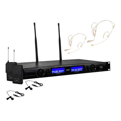 Technical Pro WM1352 2-Person Wireless Combo Microphone System