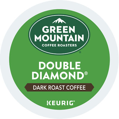 Green Mountain Coffee Double Diamond, K-Cup pods, Dark Roast Coffee, 24 Count