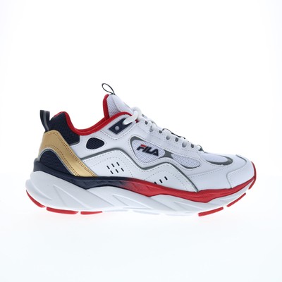 

Fila Trigate 1RM02232-125 Мужские белые кожаные кроссовки для образа жизни 9, Белый, Fila Trigate