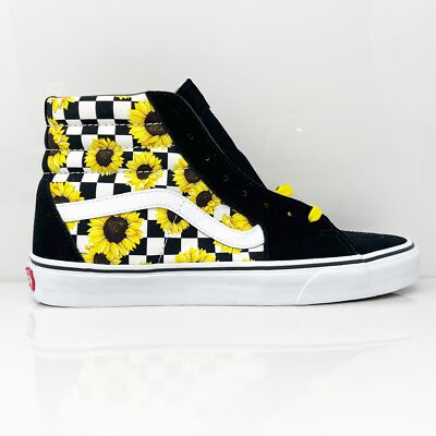 Vans Unisex Sk8 Hi 721454 Черная повседневная обувь Кроссовки Размер M 9,5 W 11