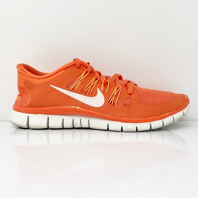 Nike Womens Free 5.0 Plus 580591-818 Оранжевые кроссовки для бега, размер 9