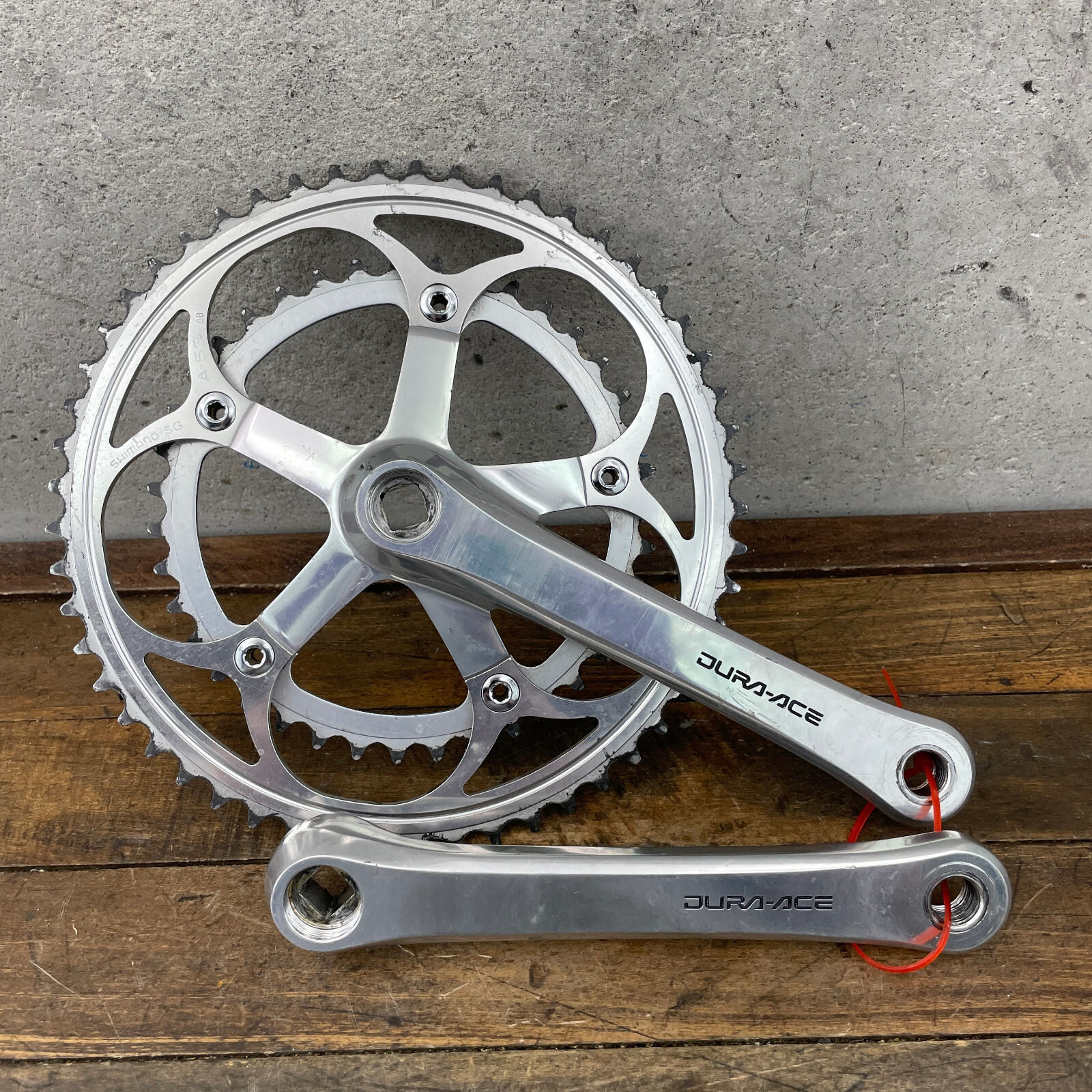Vintage Shimano Dura Ace FC-7402 Crank Set 175 mm 130 BCD