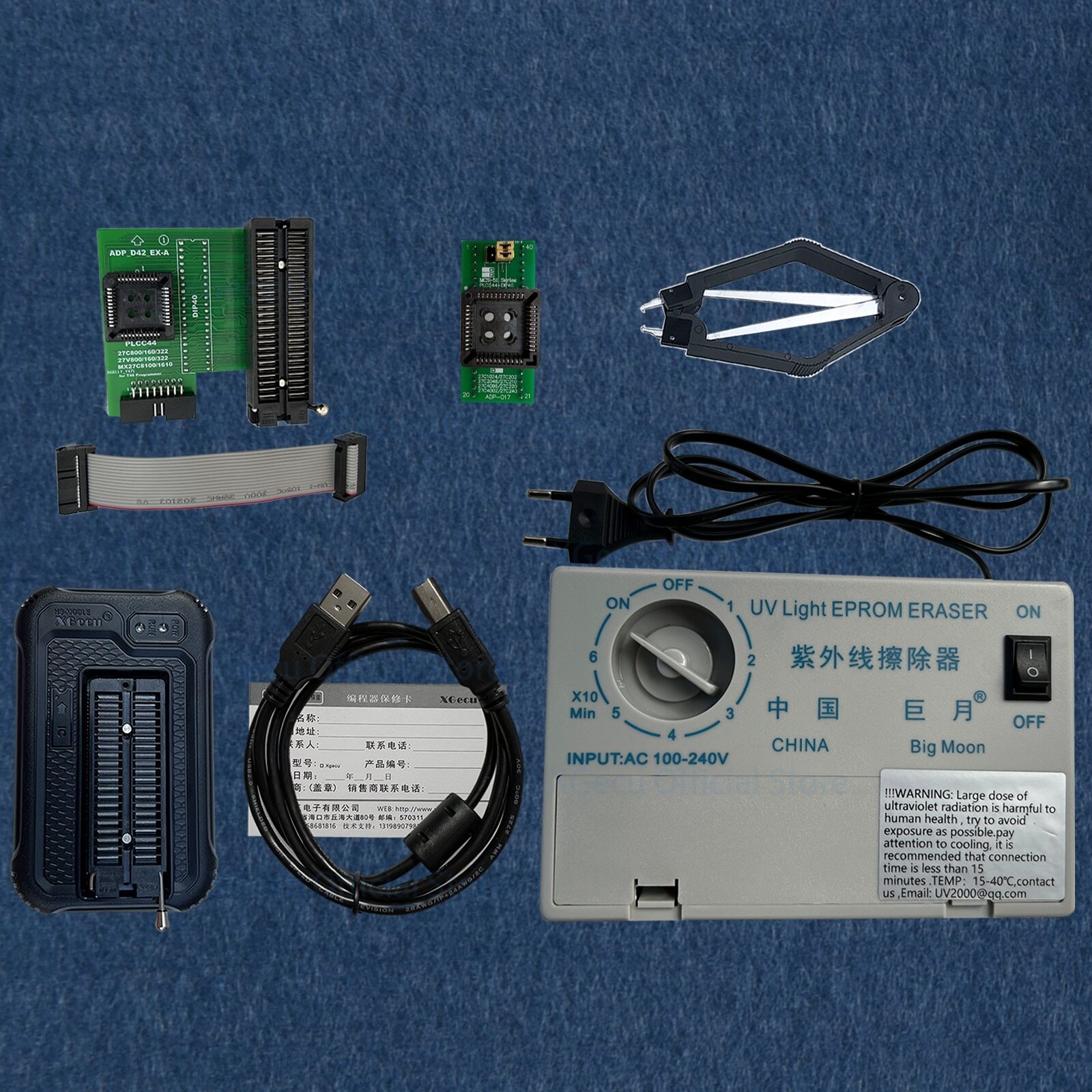 XGecu T48 (TL866-3G) Programmer for 16 Bit EPROM 40/42 pin XGecu T48 (TL866-3G) Programmer for 16 Bit EPROM 40/42 pin
