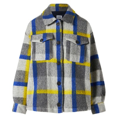 Pre-owned Saint Barth Mc2  Woman Overshirt With Fringes In Multicolor