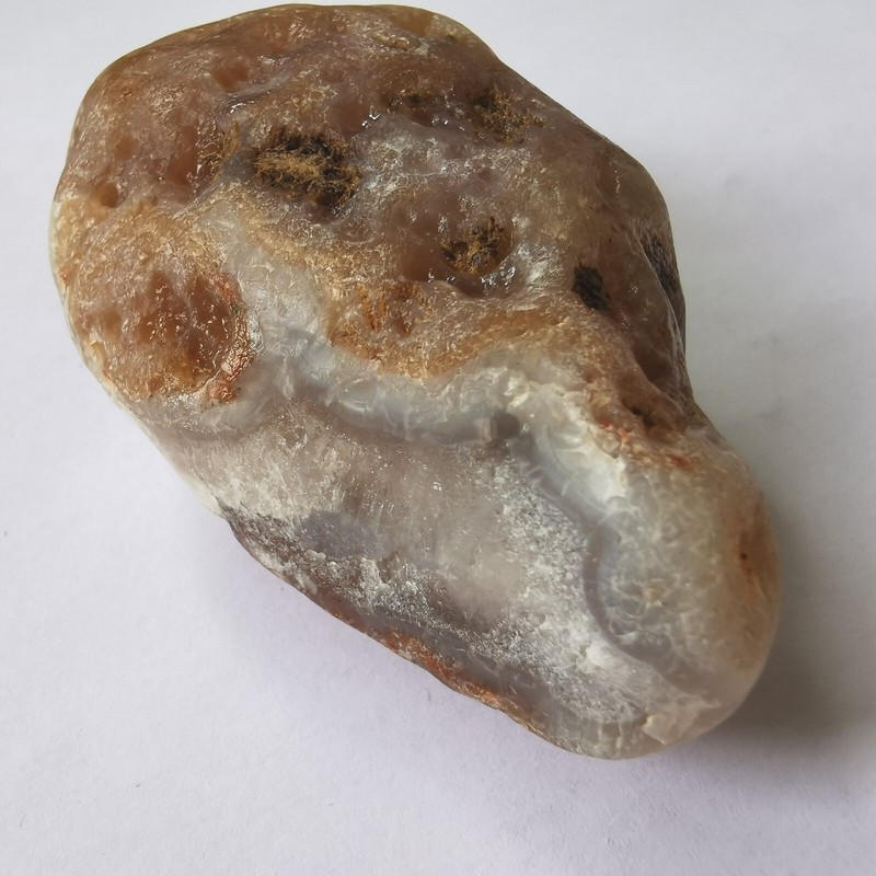 Batumi Stones Achate FÃ¼R Sammler Druse Geoda In Lila 126,19 Gr. 