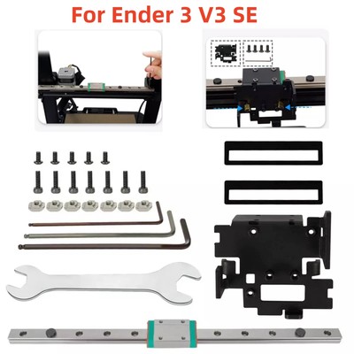 3D Printer X-Axis Rail Modification Upgrade Kit Accessories For Ender 3 V3 SE