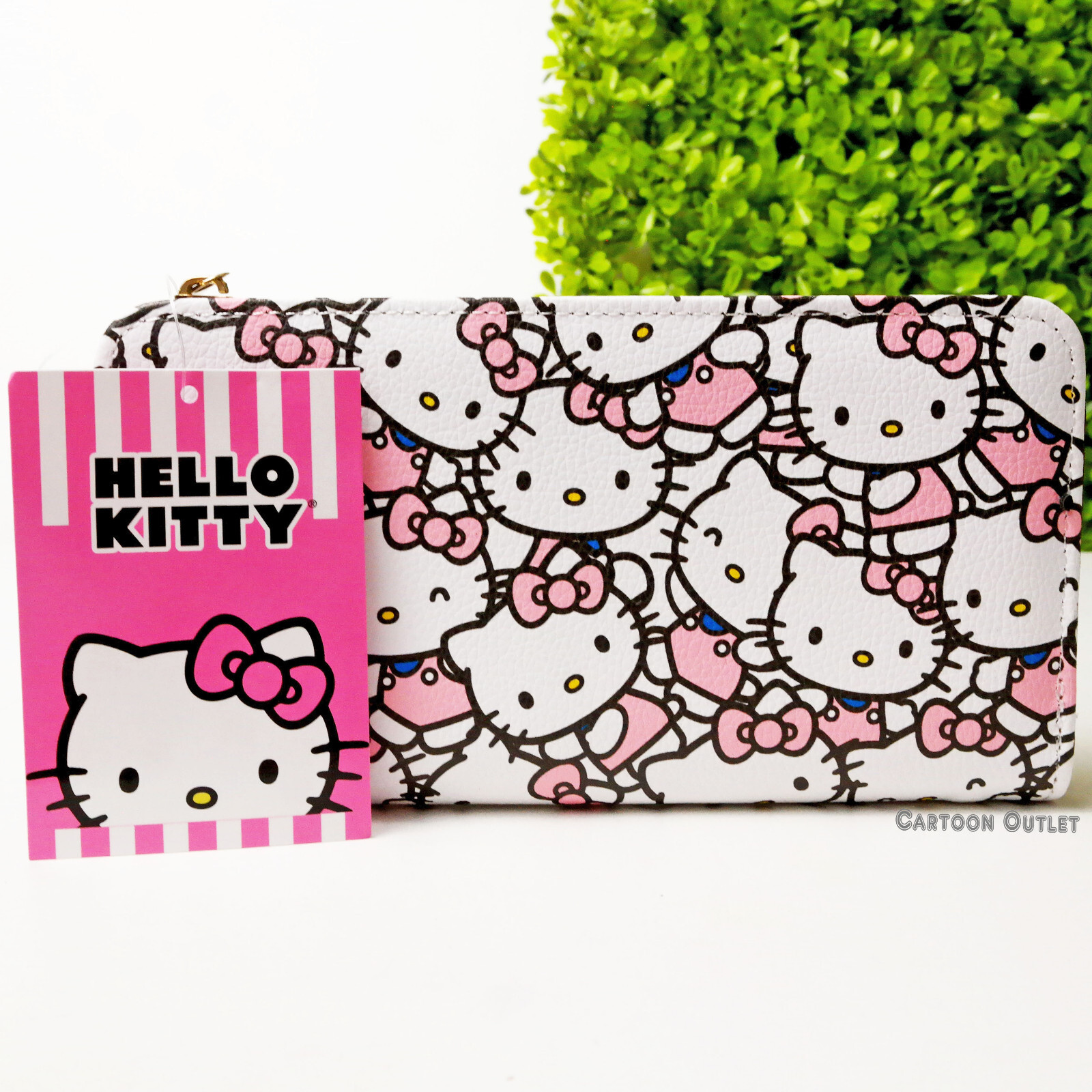 Sanrio Hello Kitty  Zip Around Wallet 8" x 4"
