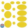 Down Jacket Repair Patch, Outdoor Gear Tenacious Repair Tape, Fabric Patches for Jackets, Waterproof Self-Adhesive Nylon Fabric Tape, Puffer Jacket, Tent, Clothing Coat Bag（48pcs Yellow）