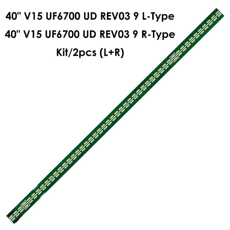 Kit/2pcs Led Backlight Strips For Lg 40uf770v 40uf7707 Eav62952201