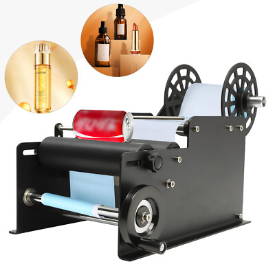 Manual MT-30 Semi-Automatic Label Applicator Round Bottle Labeling Machine US