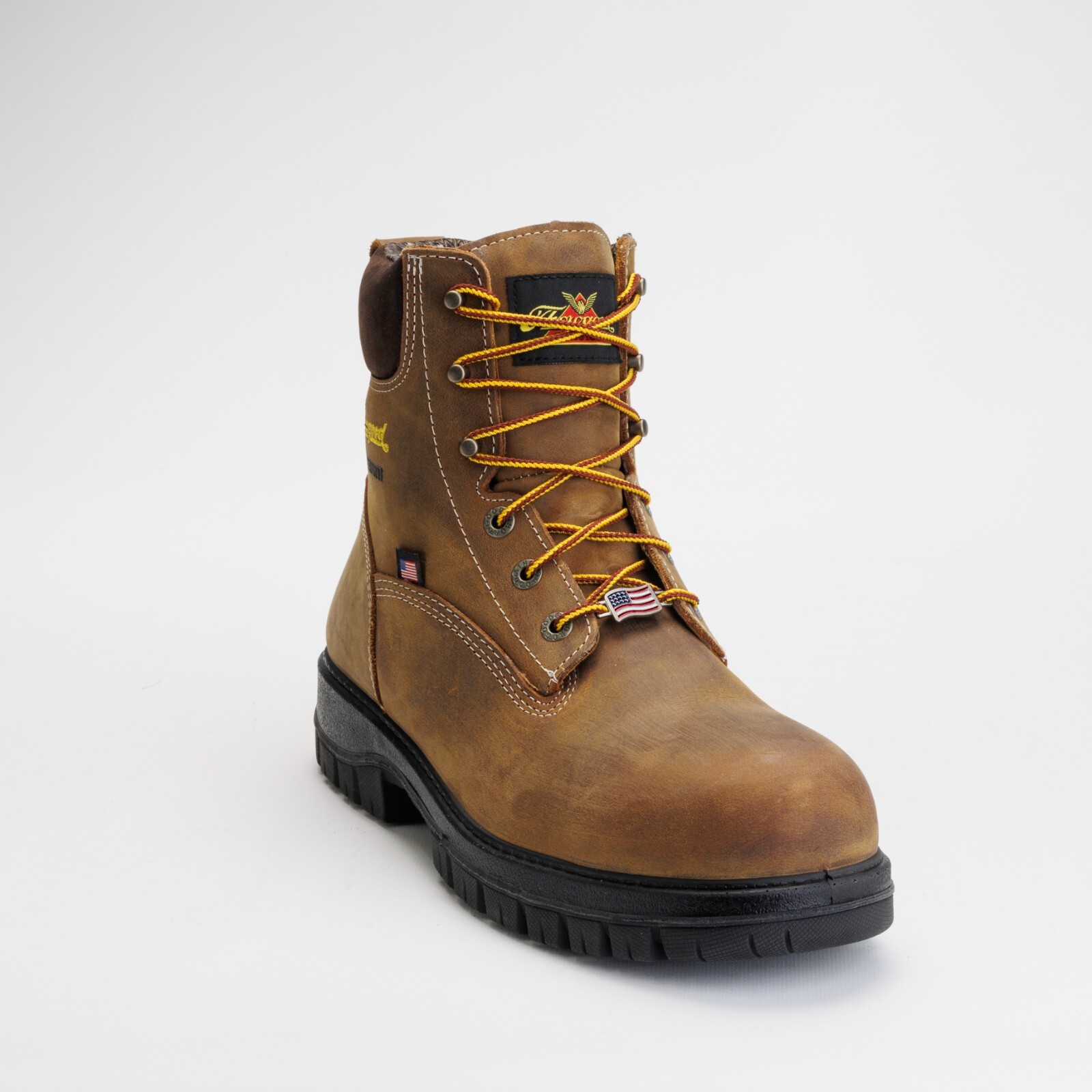 Pre-owned Thorogood Genesis Series 6″ Chestnut Nano Safety Toe Waterproof Boot 804-4149 In Brown