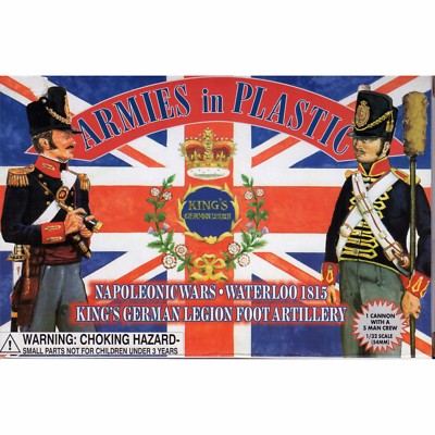 Armies in Plastic King's German Legion Foot Artillery Waterloo 1815