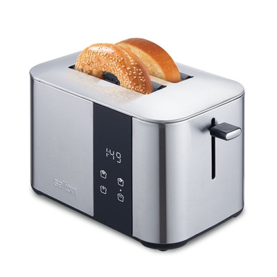 Salton Stainless Steel Digital Countdown Toaster   2 Slice