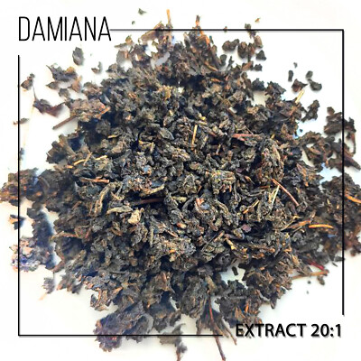 DAMIANA STRONG HOME MADE EXTRACT  20X   Turnera diffusa afrodisiaco 5g