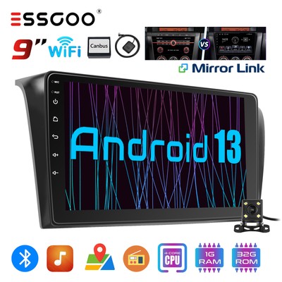 9'' Android 13 32G Car Stereo Radio Head Unit GPS Nav Camera For Mazda 3 03-2009