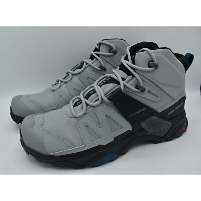 Salomon Womens Size 10 X Ultra 4 Mid GTX Gore-Tex Quarry Waterproof Hiking Boots