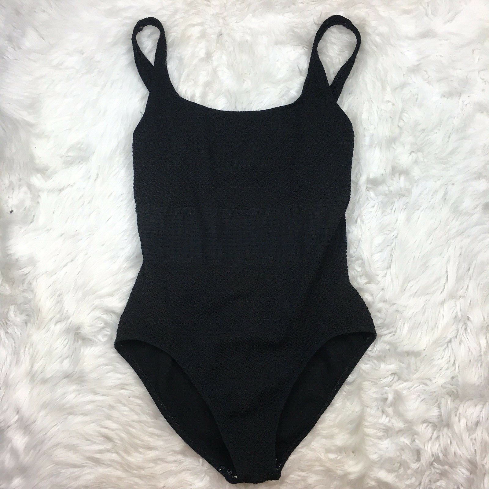 vintage black one piece swimsuit
