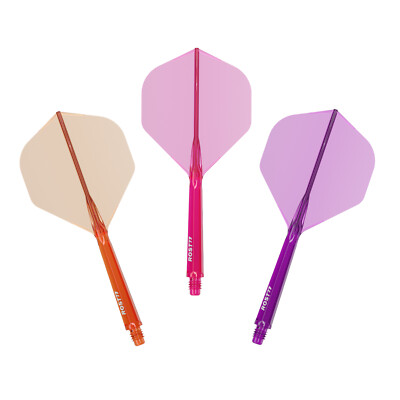 CUESOUL ROST 77 Integrated Dart Shaft and Flight,Big Standard Shape-Mixed Color