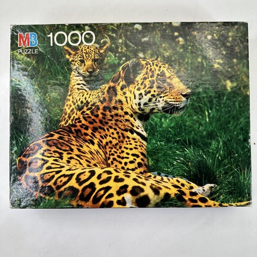 Leopards 1000 Piece Nature VTG Puzzle Milton Bradley 1987 | eBay