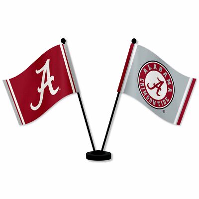 Alabama Crimson Tide Desk Flags