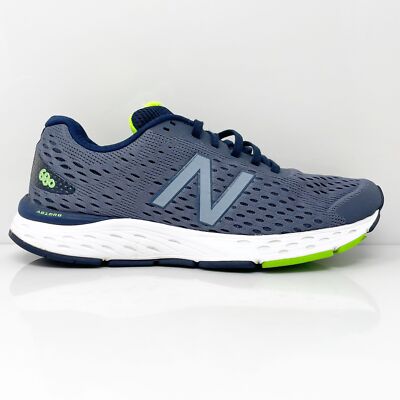 

Мужские кроссовки New Balance 680 V6 M680LN6, синие кроссовки, размер 9 D, Синий, 680 V6